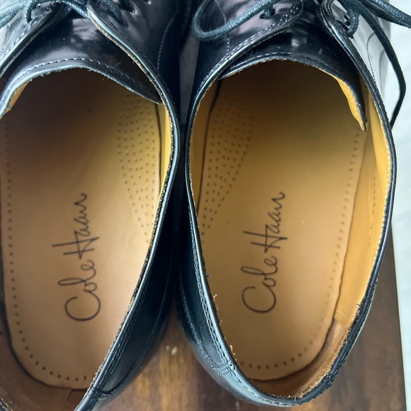 Cole Haan Black Leather Oxford Shoes main image 5